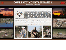 Tablet Screenshot of courtneymountainranch.com